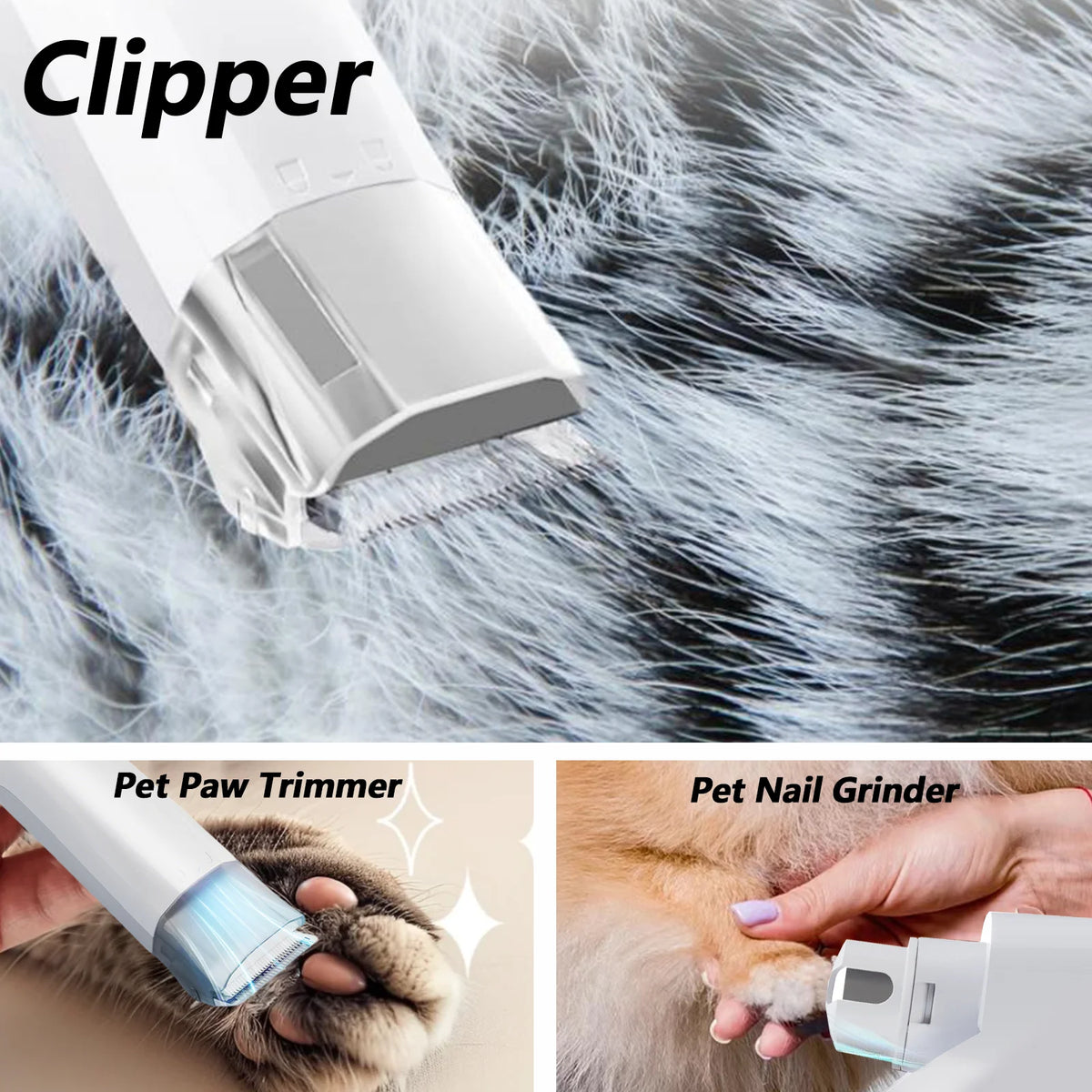 13000Pa Dog Pet Grooming Hair Dryer 7-In-1 Warm Air Fast And Silent Pet Dryer Pet Hair Vacuum Cleaner Cat Hair Dryer Cleaner