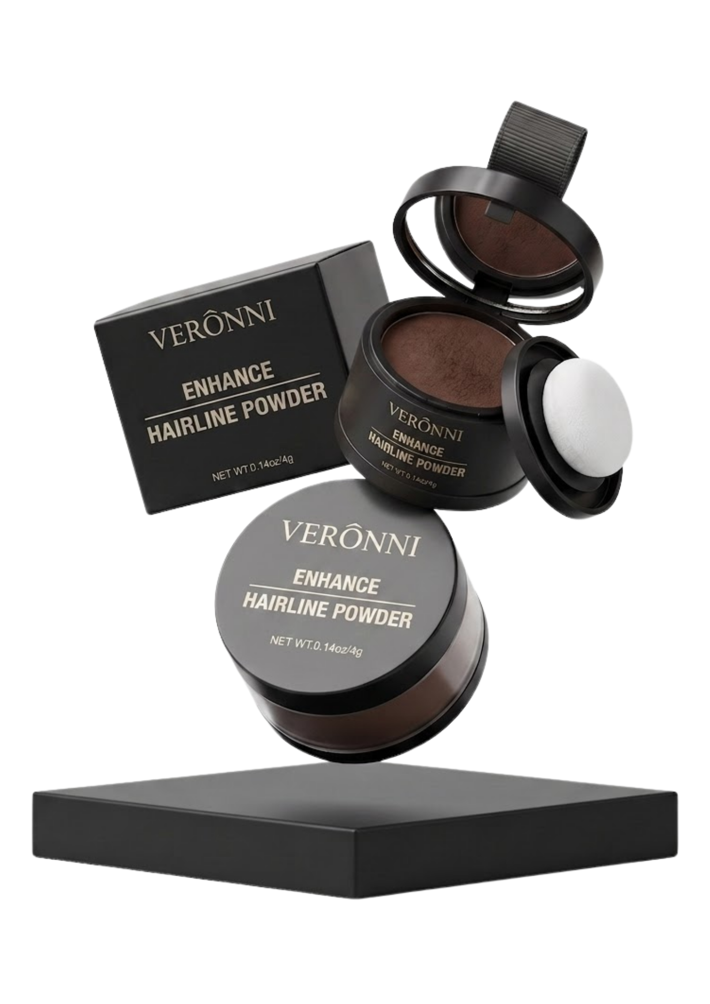 Poudre Correctrice Camouflage Cheveux VERONNI – Racines & Golfes, 14 Teintes