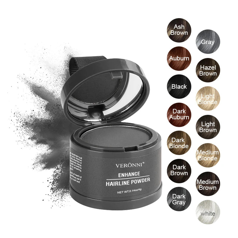 Poudre Correctrice Camouflage Cheveux VERONNI – Racines & Golfes, 14 Teintes