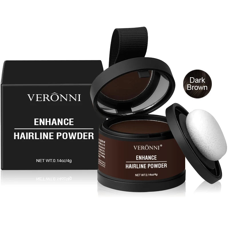 Poudre Correctrice Camouflage Cheveux VERONNI – Racines & Golfes, 14 Teintes